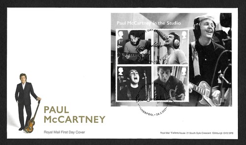 2021 fdc paul - gb, 2021: