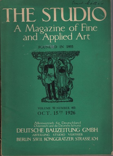 The studio magazine - -, a