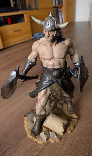 Conan the brutal statue - the,